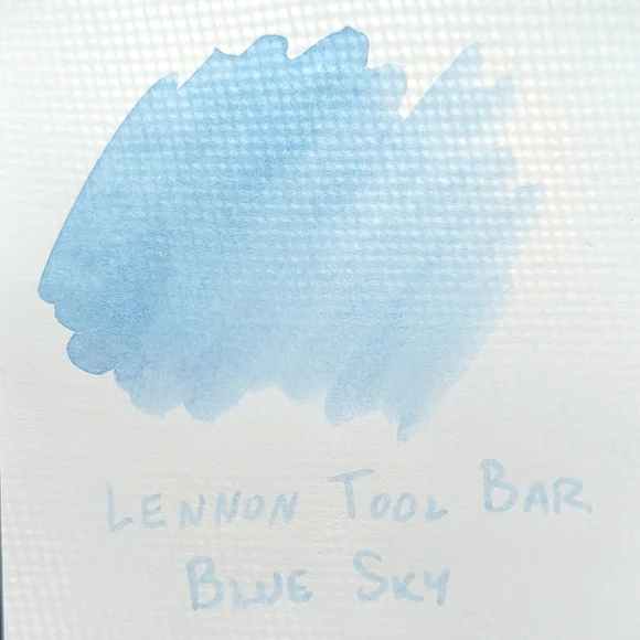 Fountain pen ink Diamine Aqua Blue & Lennon Tool Bar Blue Sky - Picture 5 of 5